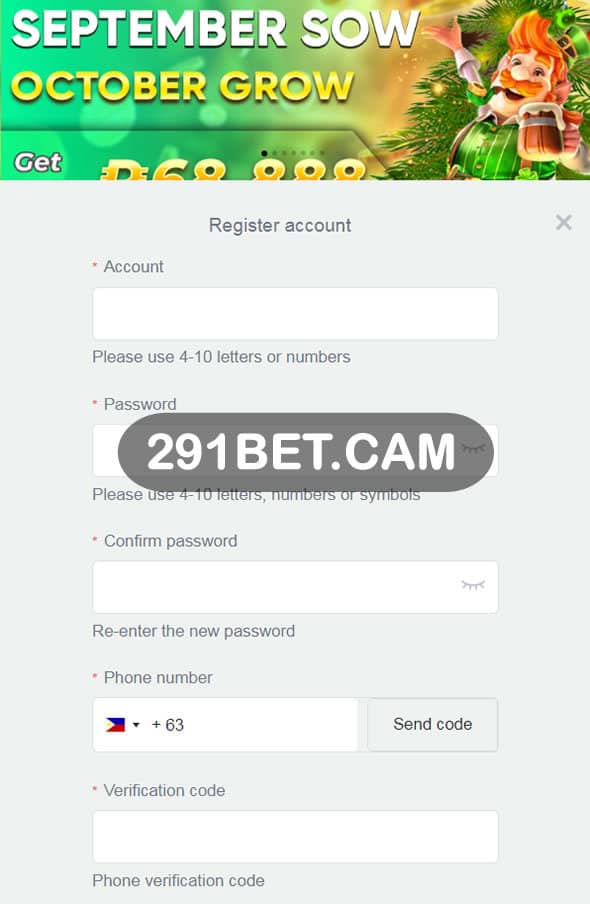 291BET Casino makes registration very easy